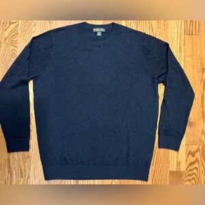 Brooks Brothers Dark Blue Crewneck Sweater